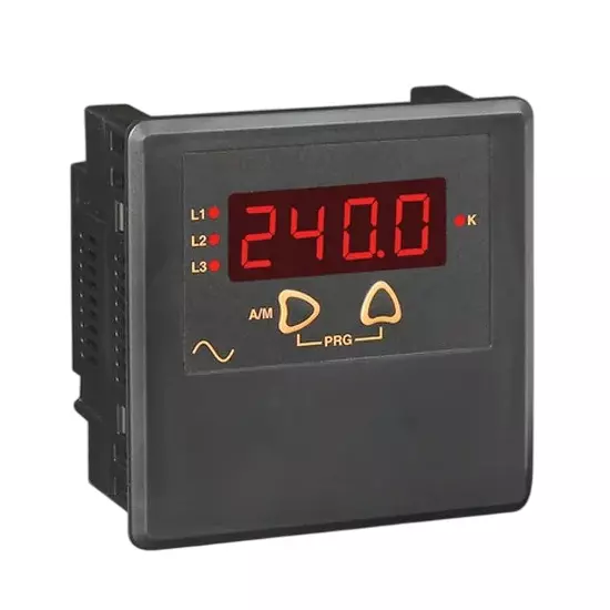 THERMOSPAN L29 Voltmeter 72x72 mm for Voltage Measurement (Voltage Range: 0 - 1000 V AC)