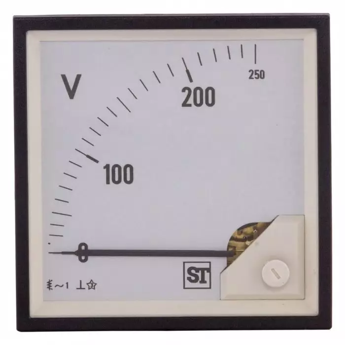 Sifam Tinsley Sigma Series Analogue Voltmeter AC, 92 x 92 mm, EQ94-V67X2N1CAW0ST