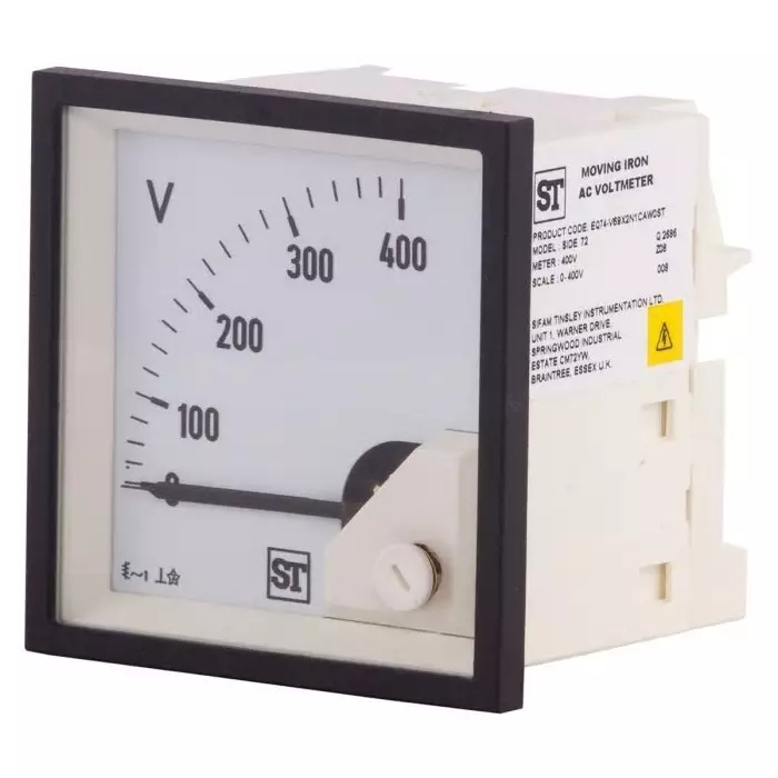 Sifam Tinsley Sigma Series Analogue Voltmeter AC, 68 x 68 mm, EQ74-V69X2N1CAW0ST