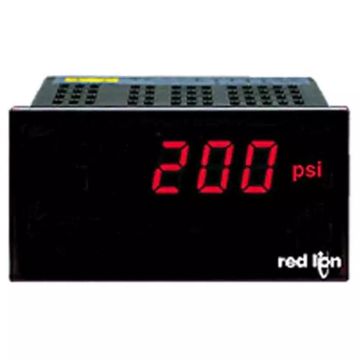 Red Lion PAX Lite Series Digital Voltmeter AC, LED Display 3.5-Digits, PAXLPV00