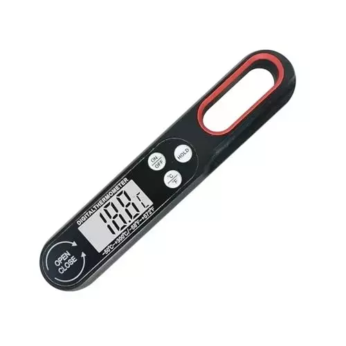 Buyohlic International Digital Meat Thermometer with Backlit Display and -58℉ to 572℉ (-50℃ to 300℃) Measuring Range, SC-8HVH-7N2H