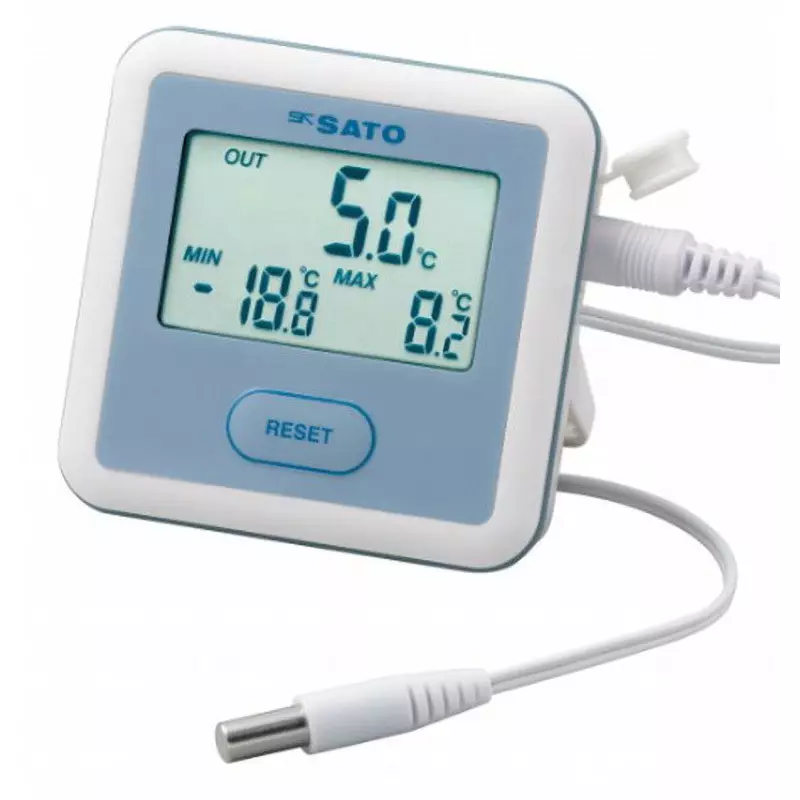 SATO KEIRYOKI Digital Thermometer For refrigerators and freezers Target of Measurement 0.1 ℃ Resolution, PC-3310