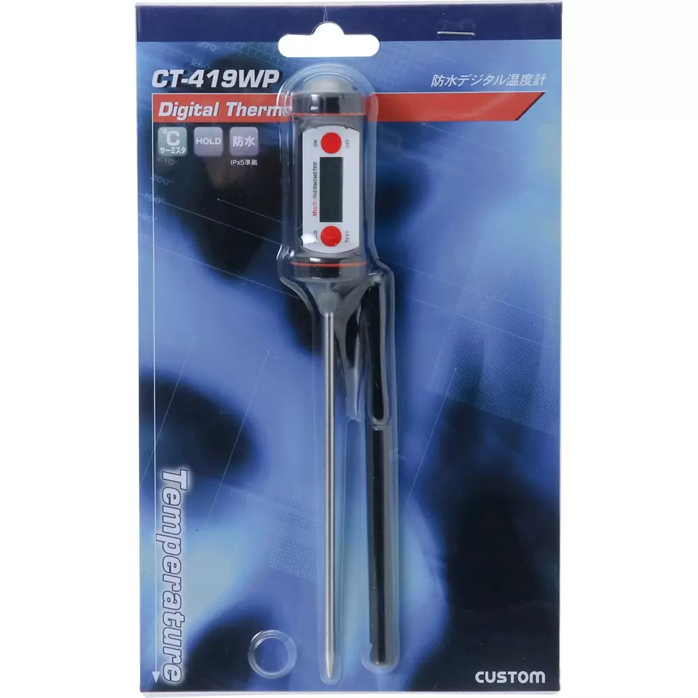 custom-waterproof-digital-thermometer-container-protection-grade-ip65-instruction-manual-probe-cap-ct-419wp