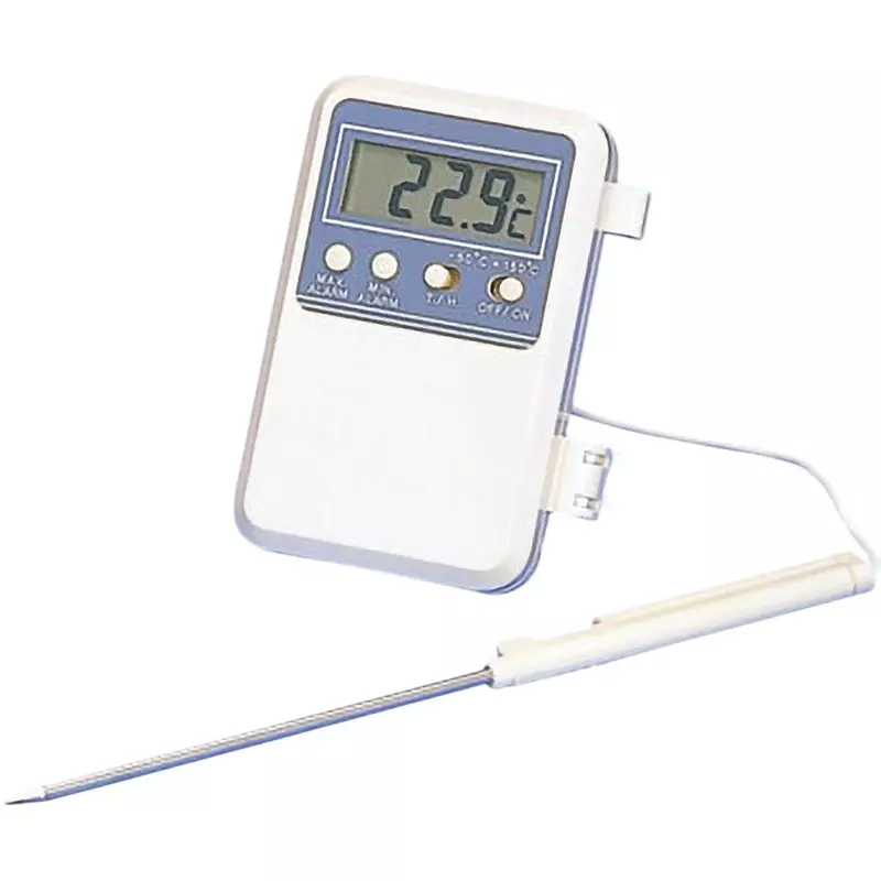 CUSTOM Digital Thermometer 1 xAAA battery Power Supply Probe cap, instruction manual Included Components, CT-220