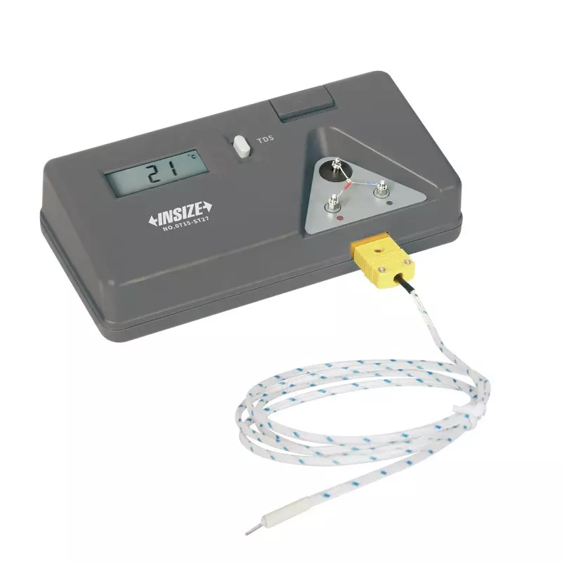 INSIZE Soldering Iron Thermometer K Type Room Temperature - 700°C (Room Temperature > 0°C) Temperature Range and ±3°C Accuracy, 0715-ST27