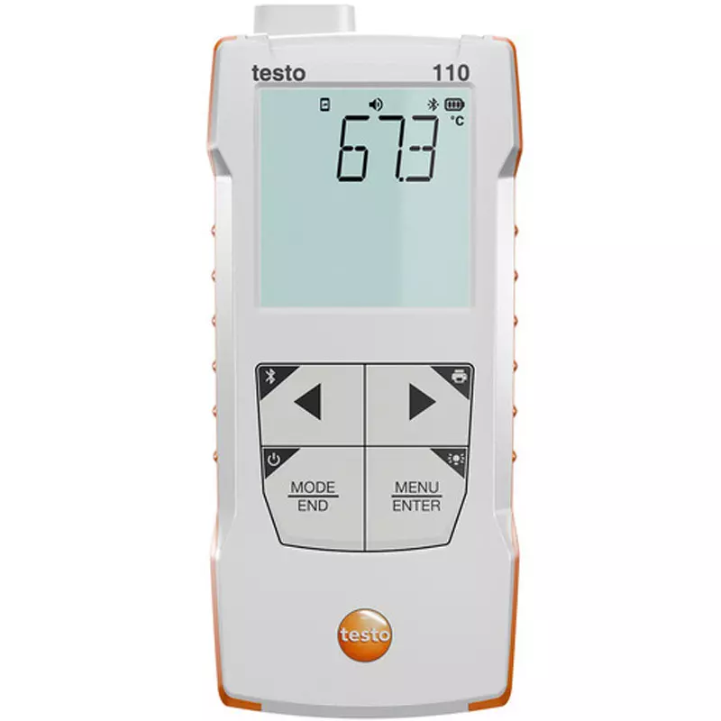 Testo Thermometer Minimum: 0.1°C Temperature Display, 0563 0111