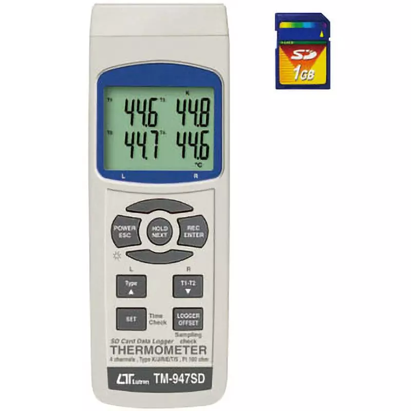 Mother Tool Digital Thermometer UM3, AAx6, DC9 V (AC adapter sold separately) Power Supply 0.1℃ Resolution, TM-947SD