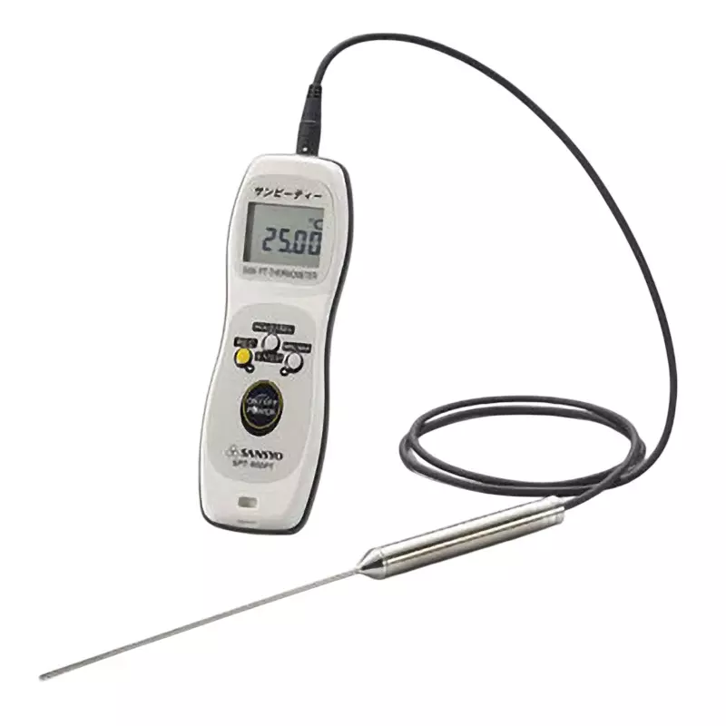 SANSYO Digital Thermometer 2 AAA alkaline batteries Power Supply, SPT-800PT main unit only