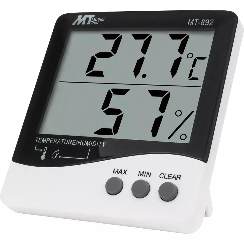 Mother Tool Digital Thermo-Hygrometer AAA battery (1.5 V)x1 Power Supply 0.1 ℃ Resolution 1.0 %RH resolution, MT-892