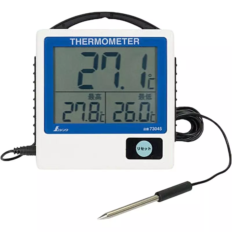 Shinwa Rules Digital Thermometer with General Calibration -50 to 90℃ Range, 73045