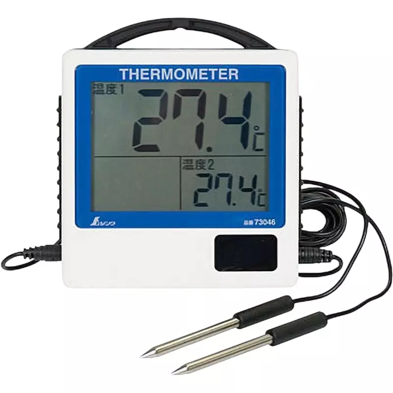 Shinwa Rules Digital Thermometer with General Calibration -50 to 90℃ Range, 73046