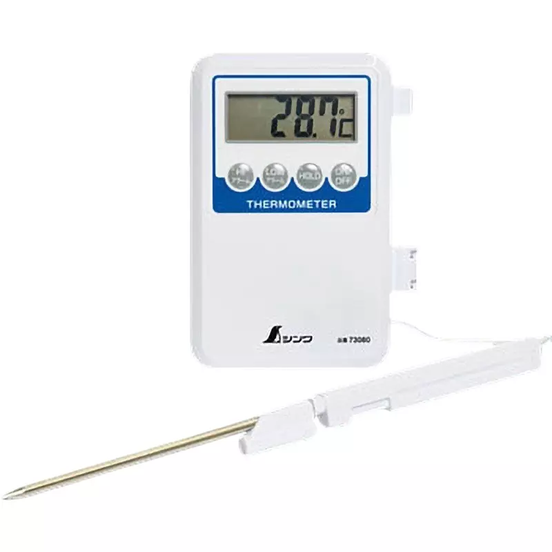 Shinwa Rules Digital Thermometer with General Calibration -30 to 250℃ Range, 73080