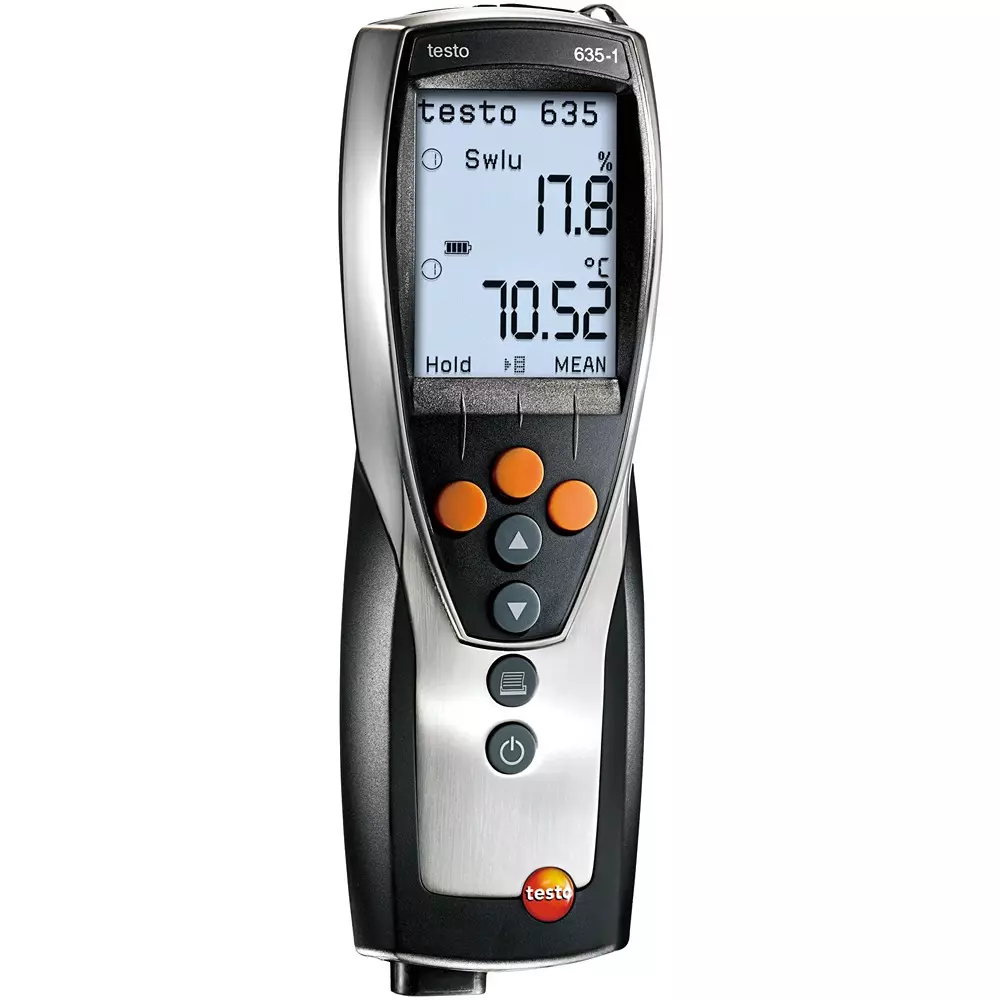 Testo Thermo-Hygrometer Humidity: Capacitive IP65 Protection Class -20 to +50 ℃ Operating Temperature, TESTO635-1