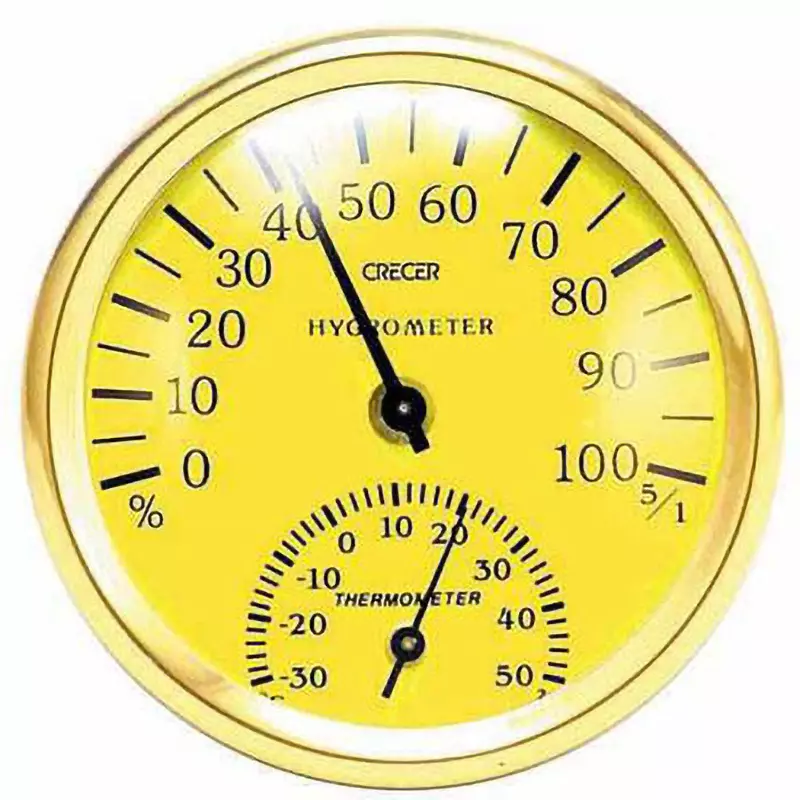 CRECER Thermo-Hygrometer 0 to 100 Humidity Measurement Range, CR-101Y