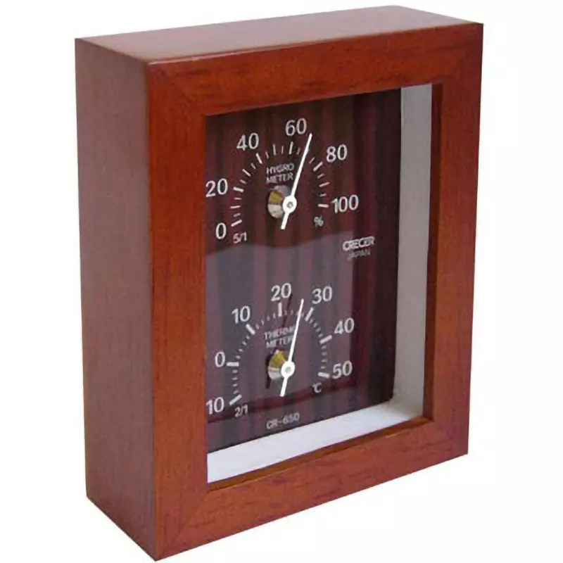 CRECER Thermo-Hygrometer 0 to 100 Humidity Measurement Range, CR-650C