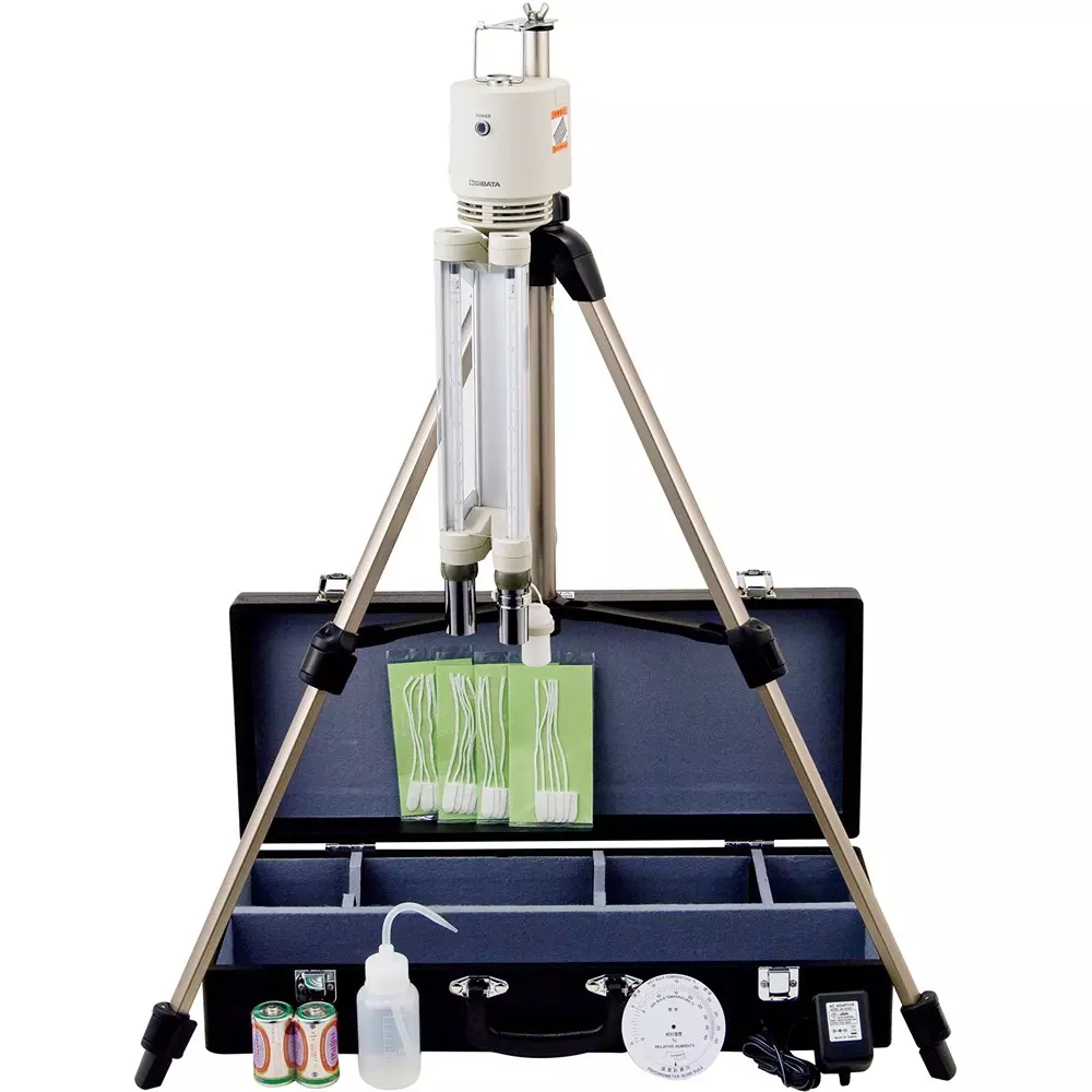 SIBATA Electric Assmann Psychrometer 0 to 50 (minimum scale 0.2 ° C) Scale, 080310-06