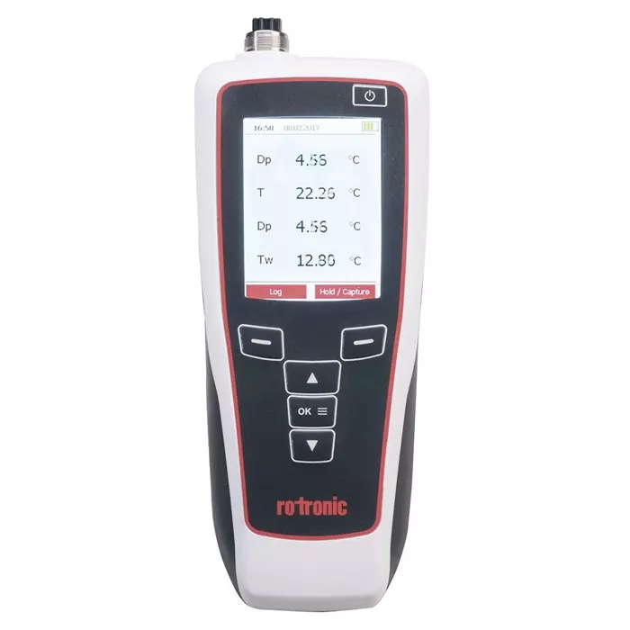 Rotronic Hygropalm HP32 set Handheld Hygrometer ±0.8 %RH Accuracy +200°C Max 100%RH Max, HP32-S-Set