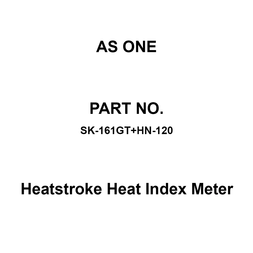 AS ONE Heatstroke Heat Index Meter, SK-161GT+HN-120