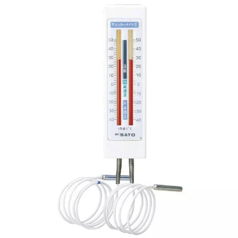 AS ONE Refrigerator Thermometer 41x26x144 mm, 0572 1717-00