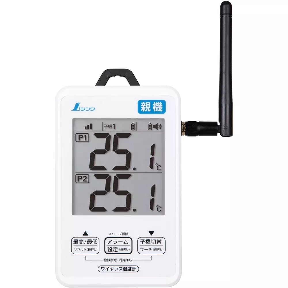 Shinwa Rules Wireless Thermometer 140x115x30 mm, 73460