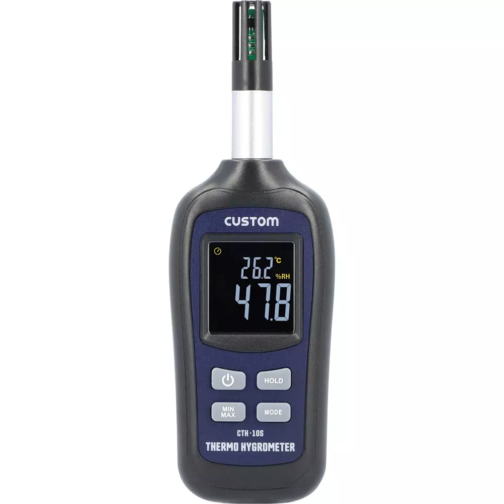 CUSTOM Digital Thermometer/Hygrometer 3 xAAA batteries (sold separately) Power Supply, CTH-10S