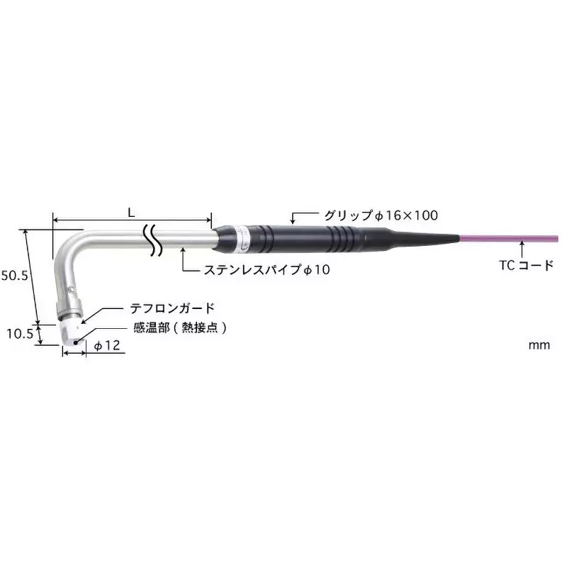 Anritsu Temperature Sensor Type K Thermocouple -50 to 300℃ Range, AX-313K-02-1-TC1-ASP