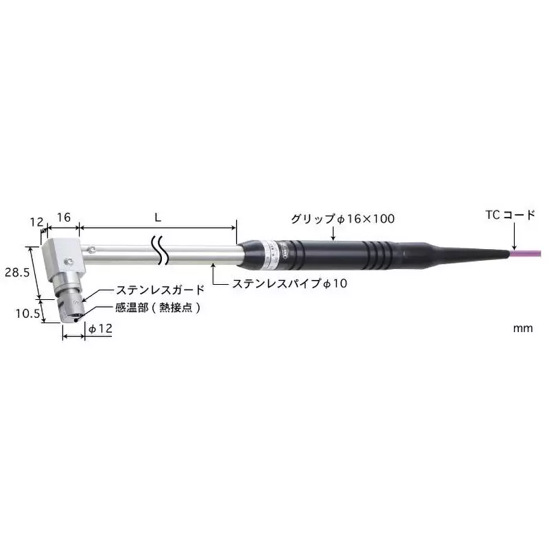 Anritsu Temperature Sensor Type E Thermocouple -50 to 500℃ Range, AX-334E-00-1-TC1-ANP