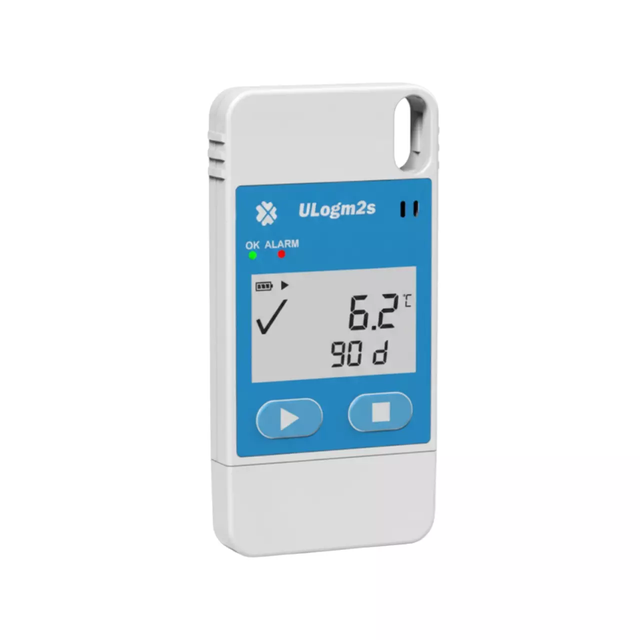 Acutek Temperature and Humidity Meter Data Logger -30°C to +70°C Temperature Range and 0% to 100% RH Humidity Range, ULOGM2S