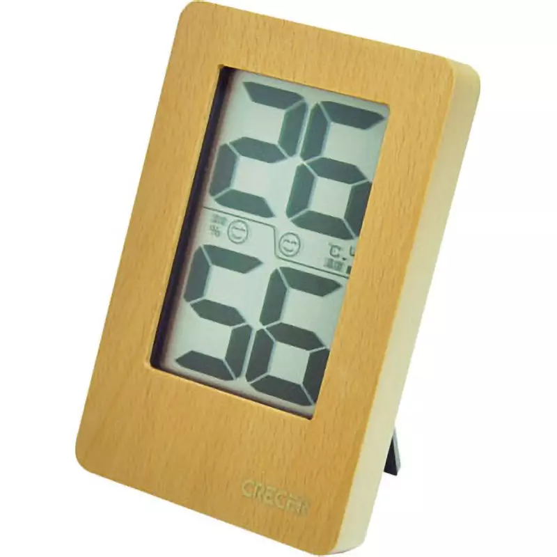CRECER Digital Thermo-Hygrometer -9.9 to 50 ℃ Temperature Measurement Range, CR-2200W