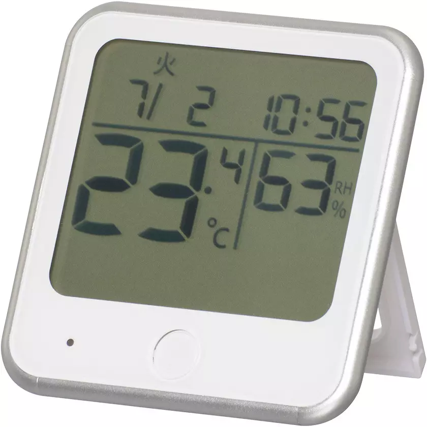 Ohm Electric Digital Thermometer And Hygrometer Requires 2 AAA batteries (sold separately), battery life approximately 1, TEM-301-W