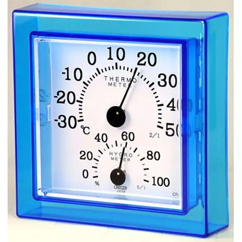 CRECER Thermo-Hygrometer 0 to 100 Humidity Measurement Range, CR-12B