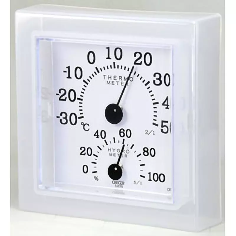 CRECER Thermo-Hygrometer 0 to 100 Humidity Measurement Range, CR-12W