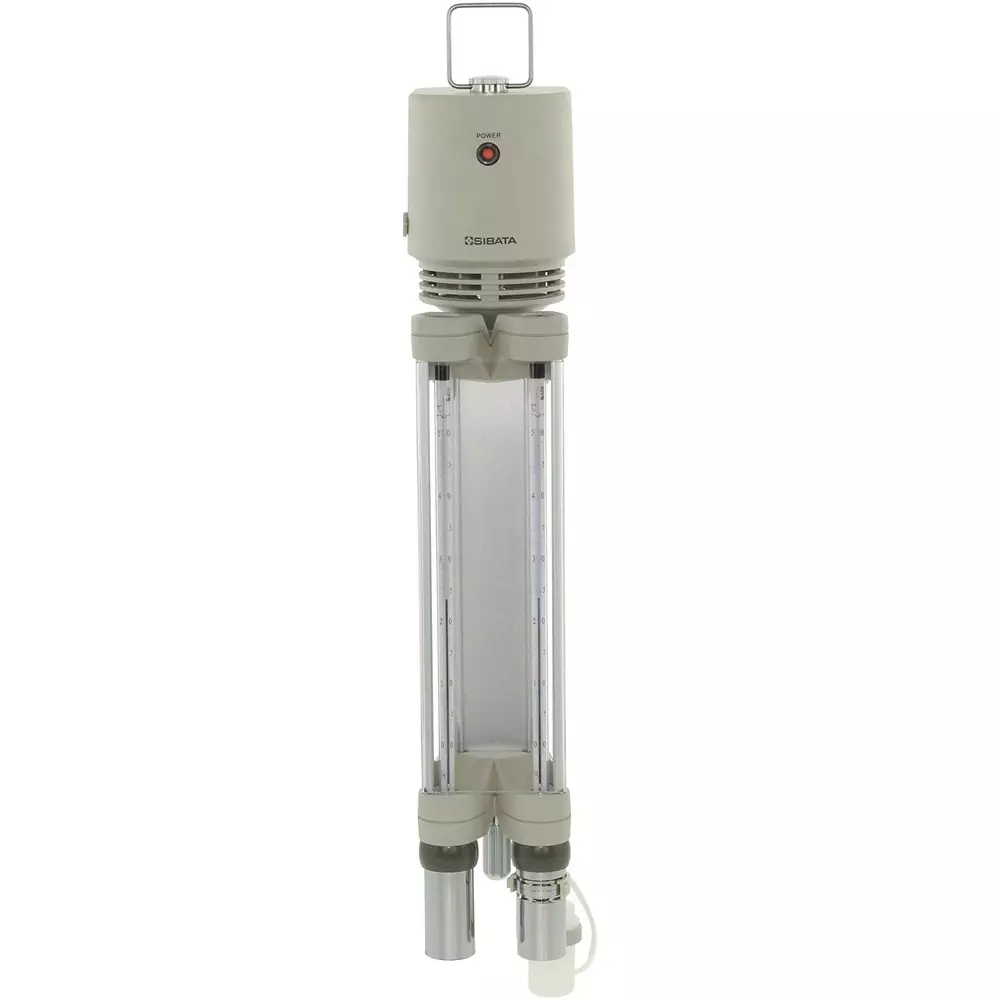 SIBATA Electric Assmann Psychrometer 0 to 50 (minimum scale 0.2 ° C) Scale 110 mm Depth, 080310-071