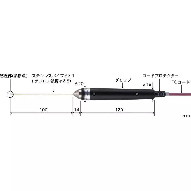 Anritsu Temperature Sensor -100 to 200℃ Range, BSM-22E-010-TC1-ASP