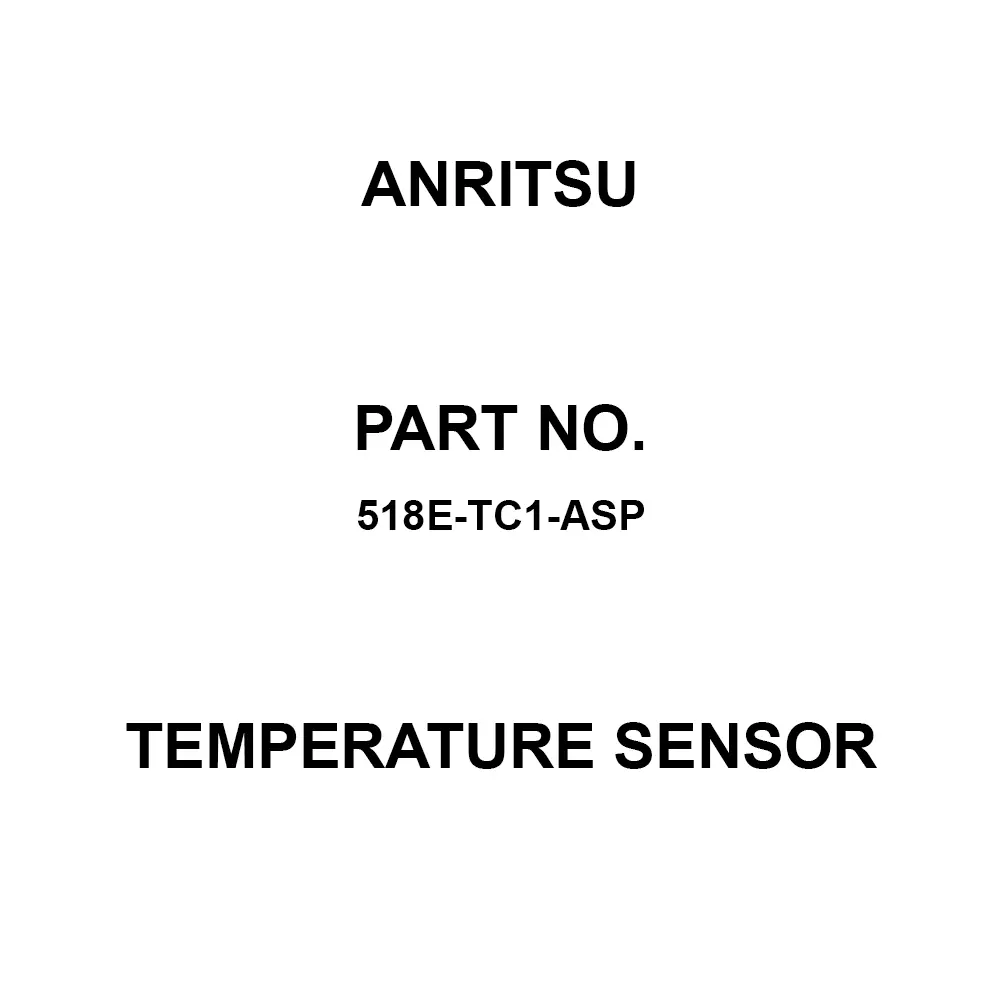 Anritsu Temperature Sensor E Type Thermocouple 0 to 700℃ Range, 518E-TC1-ASP