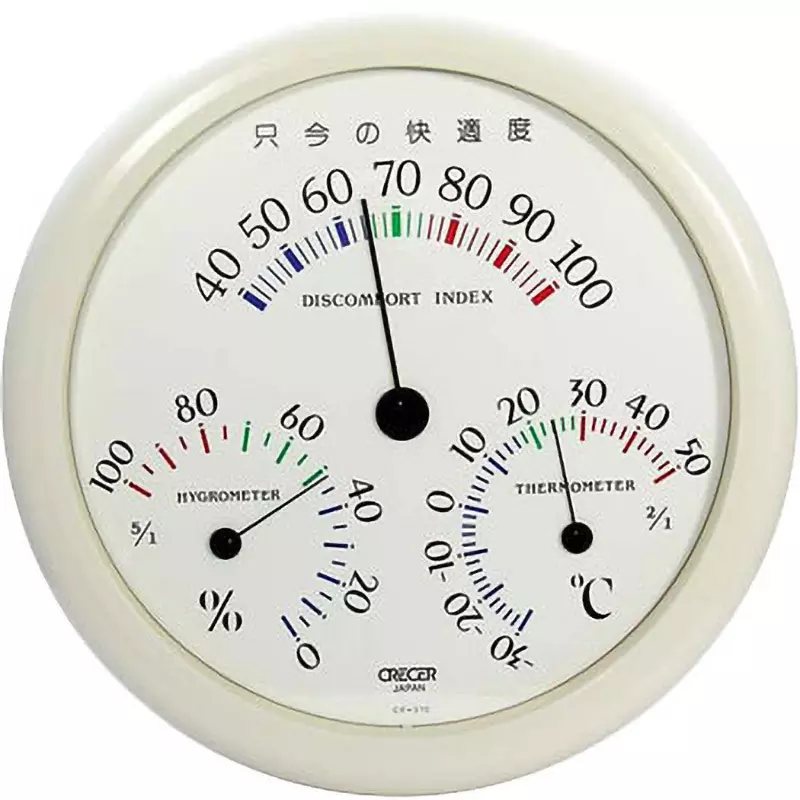 CRECER Thermo-Hygrometer 0 to 100 Humidity Measurement Range, CF-310W