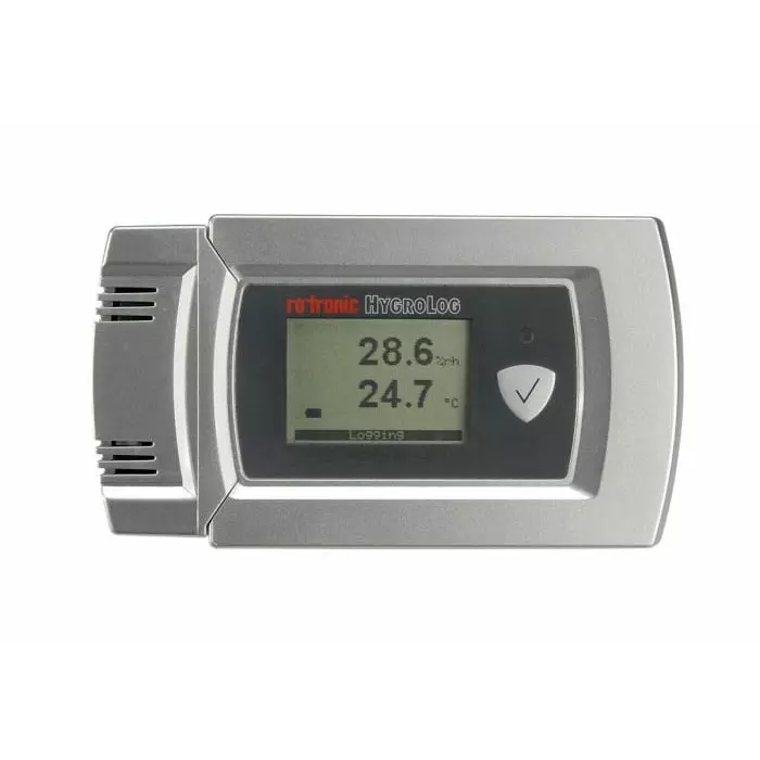 Rotronic Digital Hygrometer ±1.3 %RH Accuracy +60°C Max100%RH Max, HL-20D-SET
