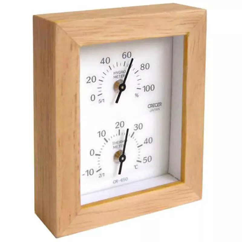 CRECER Thermo-Hygrometer 0 to 100 Humidity Measurement Range, CR-650W
