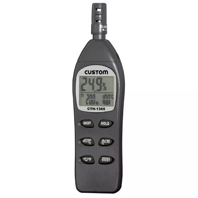 CUSTOM Digital Thermo-Hygrometer AAA battery + 2 Power Supply 0.1 ℃ Resolution Digital Temperature Display, CTH-1365