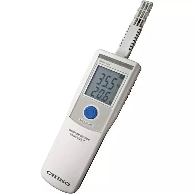 CHINO Thermo-Hygrometer Integrated sensor unit Type AAA alkaline batteries x 2 Power Supply -10 to 45 ℃ Temperature, HN-EHBN
