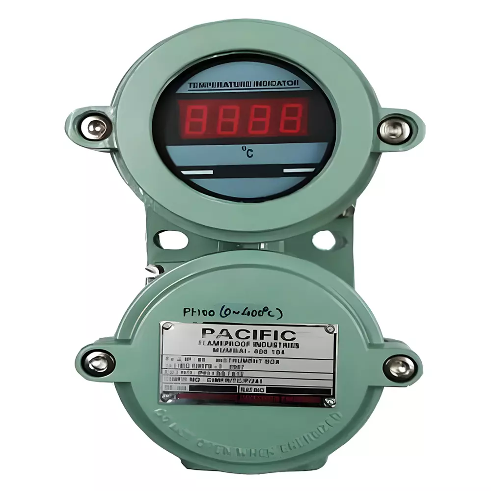 Micron Flameproof Temperature Indicator With Out Glands Pt – 100 Input for Industrial Use