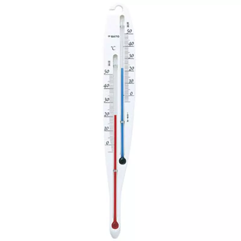 Sato Keiryoki S-Type Geothermal Thermometer -5℃ to 50℃ Measurement Range, 0540-00
