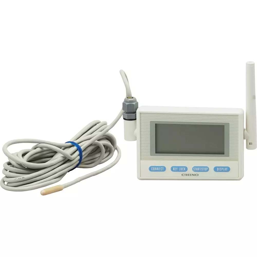 CHINO Thermometer 2 AA alkaline batteries (included) Power Supply (Container) IP64 Protection Class -40.0 to 80.0, MD8001-500