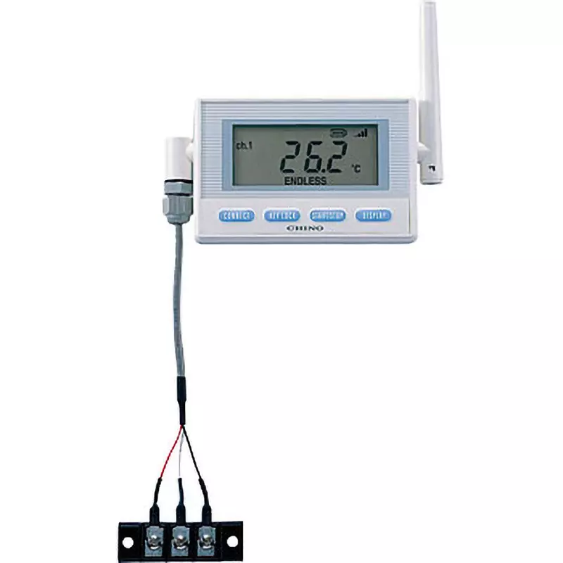 CHINO Thermometer AC power supply Power Supply -200.0 to 400.0 Measuring Range (MPa) Pt100 O Input Type, MD8104-P00