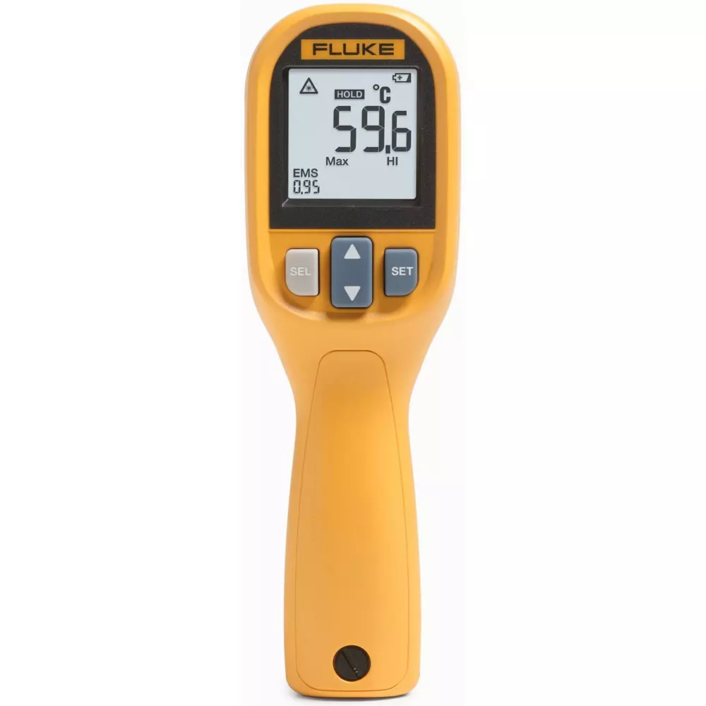 Fluke Radiation Thermometer AA batteryx1 Included Components - Accuracy - Temperature Range, FLUKE-59 MAX+