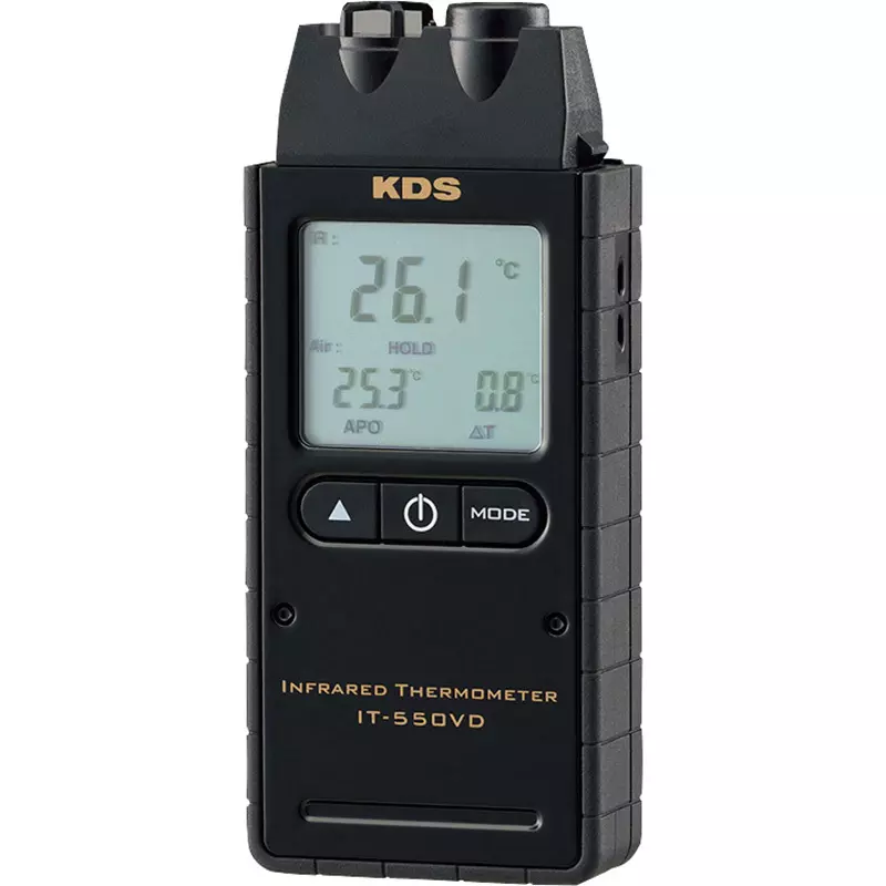 MURATEC KDS Infrared Thermometer Calibration documents: can be issued 2 xAAA batteries Power Supply - Accuracy, IT550VD
