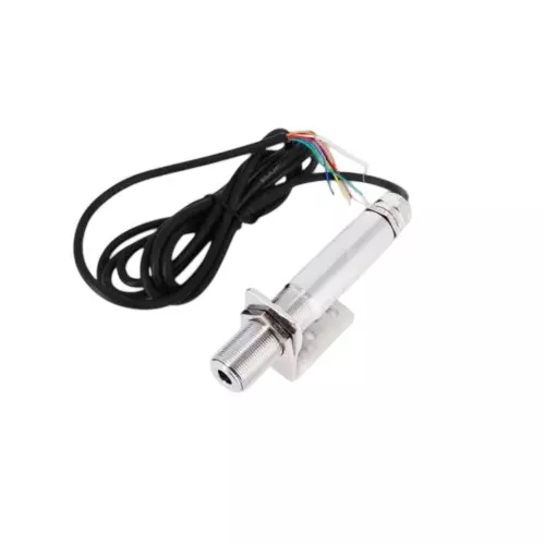 Metravi Fixed Online Infrared Temperature Sensor 50:1 Spot Ratio Aluminium Alloy Shell, OIR-600L