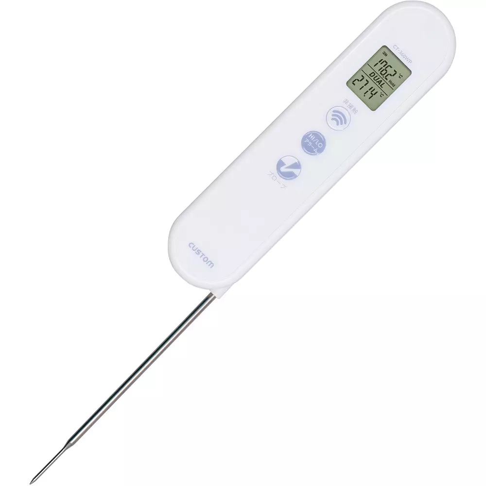 CUSTOM Digital Radiation Thermometer 2 xAAA batteries Power Supply - Accuracy 0.2 ℃ Resolution, CT-360WP