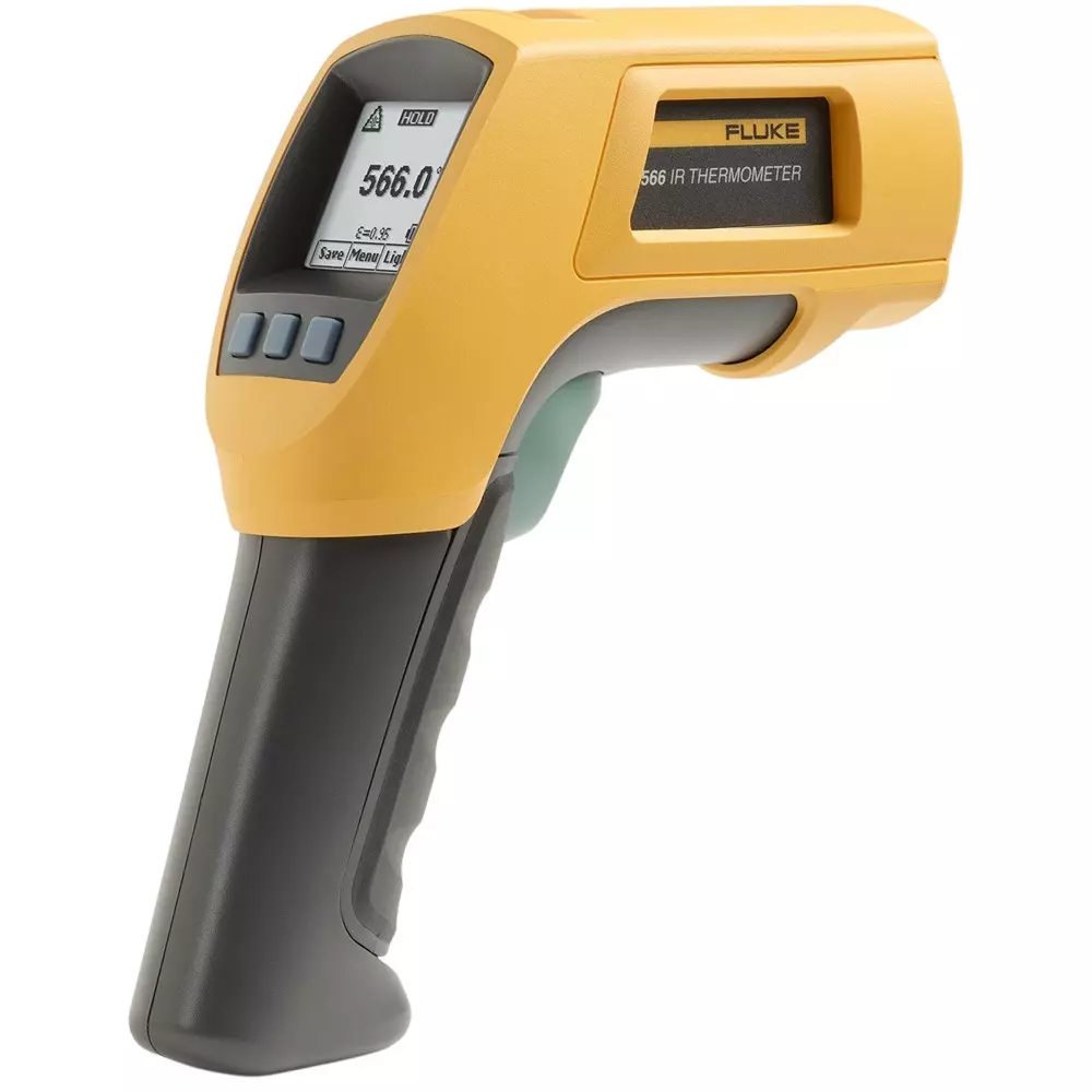 Fluke Radiation Thermometer [D:S ratio (distance: spot)] 30:1 [Media] Dry air - Accuracy - Temperature Range, FLUKE-566J