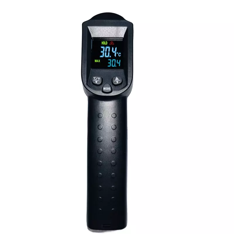 Mextech Infrared Thermometer -50°C to 550°C (-58°F to 1022°F) Temperature Range Colour Display 12:1 Spot Ratio Hold Function for Industrial Use, MT4N